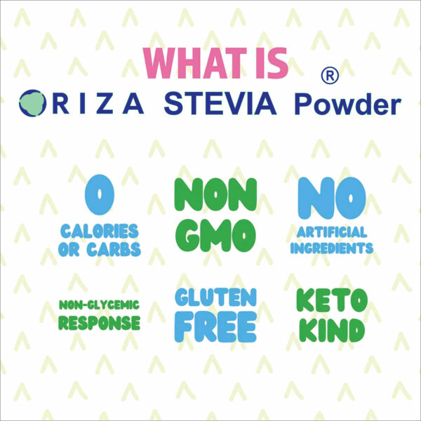 ORIZA STEVIA EXTRACT POWDER 75 GRAMS. - Image 4