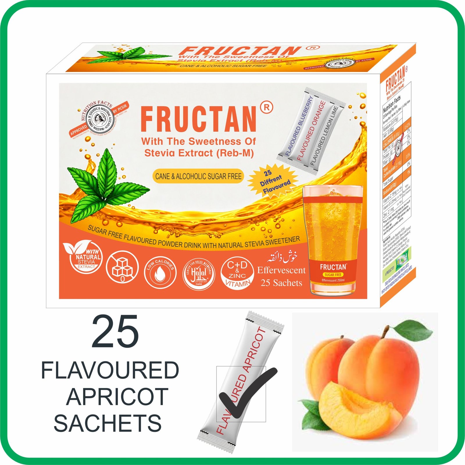 FRUCTAN CANE & ALCOHOLIC SUGAR FREE SACHETS, HALAL,PFA, & PCSIR CERTIFIED, ( LOW CALORIE POWDER DRINK ) KETO APPROVED FOR KETOGENIC DIET, - Image 21
