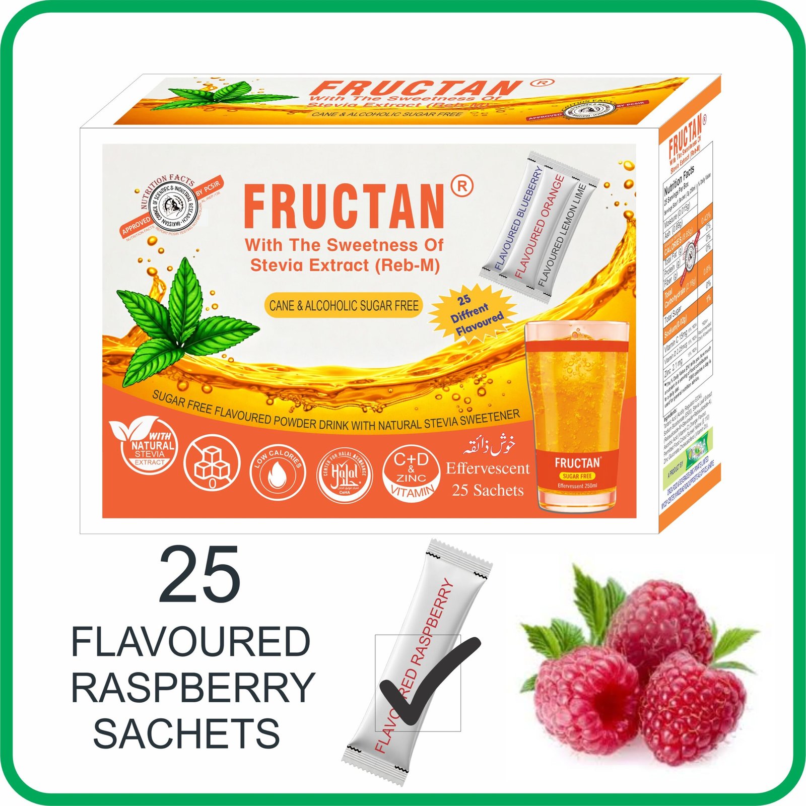 FRUCTAN CANE & ALCOHOLIC SUGAR FREE SACHETS, HALAL,PFA, & PCSIR CERTIFIED, ( LOW CALORIE POWDER DRINK ) KETO APPROVED FOR KETOGENIC DIET, - Image 24